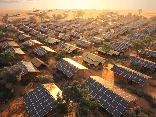 Visualization of Solar Powered Microgrids Powering Remote Off Grid Communities in Emerging Regions